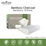 Memory Foam Bamboo Charcoal Pillow Contour/Standard