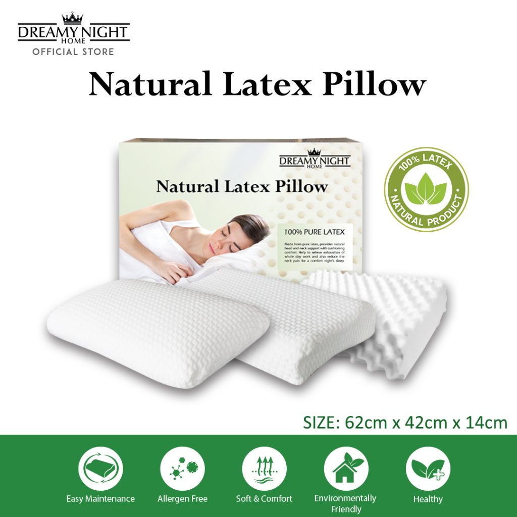 Natural Latex Pillow Standard/Contour/Massage Comfort Bay