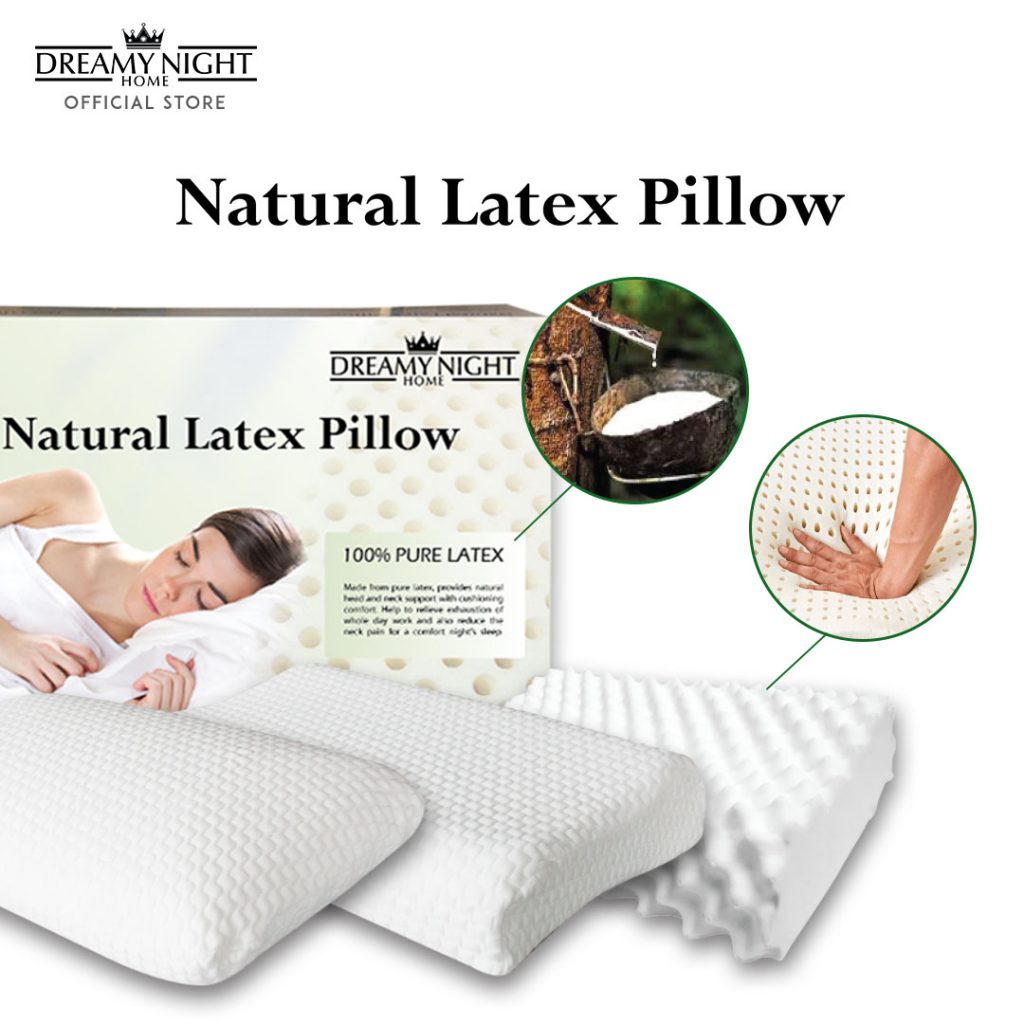 Natural Latex Pillow Standard/Contour/Massage Comfort Bay