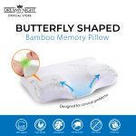 Bamboo Charcoal Butterfly Shaped Memory Pillow/ Butterfly Pillow